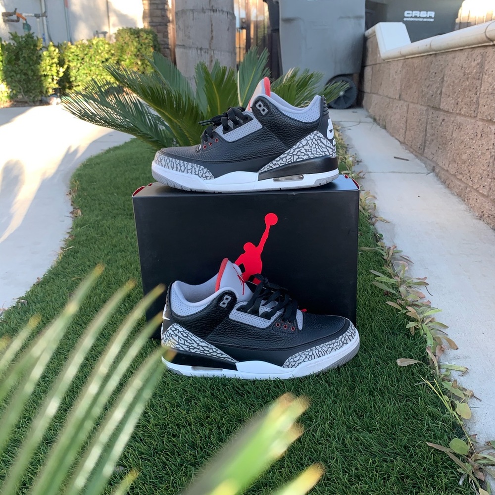 Jordan 3 “Black Cements”🌟